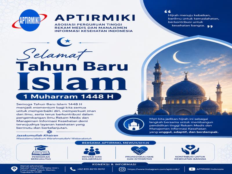 APTIRMIKI Mengucapkan Selamat Tahun Baru Islam 1 Muharram 1448 Hijriah